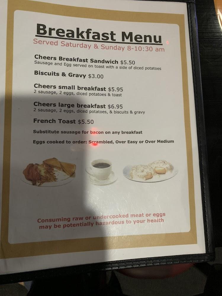 Cheers Bar & Grill Menu image 3